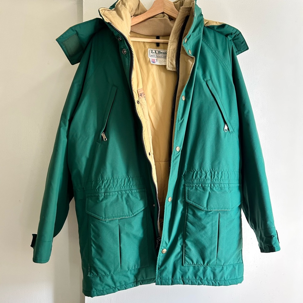 LL BEAN Maine Wardens Parka
Gore-Tex Thinsulate Jacket Green
Mens Medium Vintage